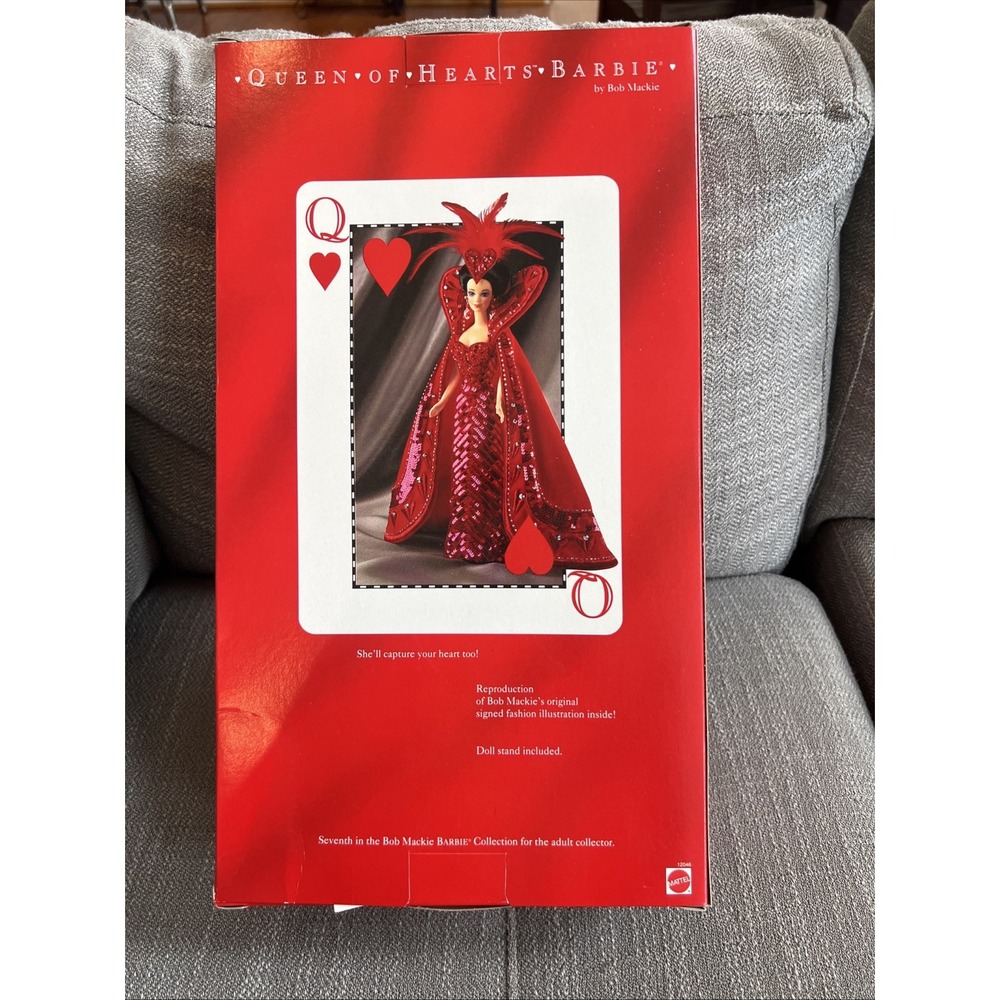 Vintage 1994 Bob Mackie Queen of Hearts Barbie Doll #12046  - New in Box